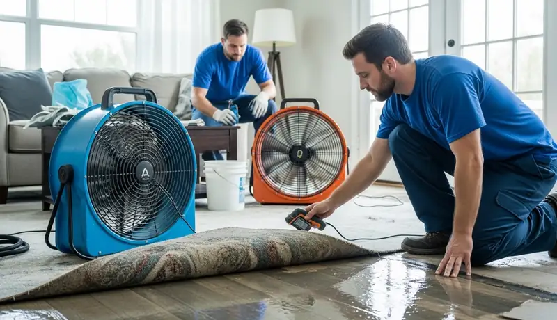 Residential Water Damage Restoration After Leak in Apple Valley, CA in Apple Valley, CA