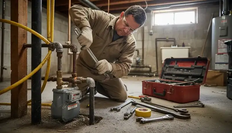Gas Line Repair in Apple Valley, CA